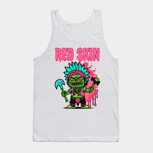 Red skin Tank Top